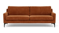 Anna 3 Seater Couch, Moss Rust